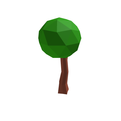 low poly tree