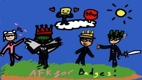 AFK For Badges (344 badges)