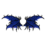 Blue & Black Wings