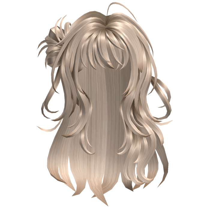 Blonde Wavy Bangs