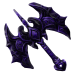 Purple Battle Axe