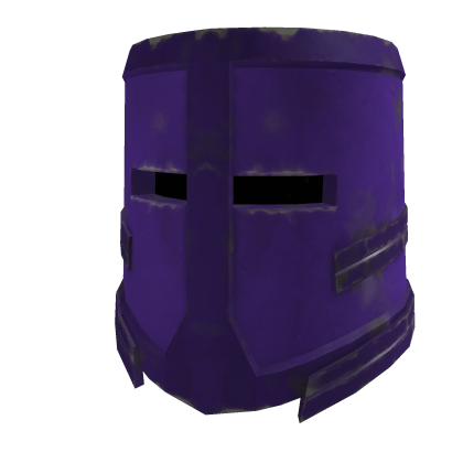 Purple Bucket Paladin Helmet Roblox item