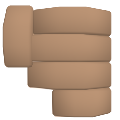 Left Fist (Fingers) (R6)