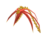 Red Phoenix Tail Feather