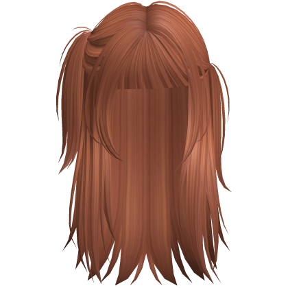 Emo Side Ponytail Long Hair (Ginger) Roblox item