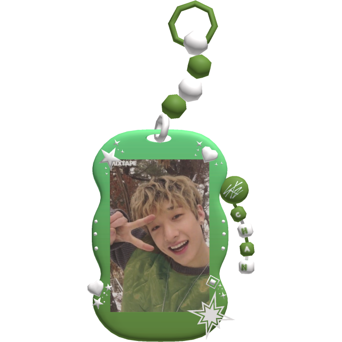 STRAYKIDS Bang Chan Photocard SKZ Kpop Keychain