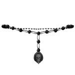 black gothic rosary