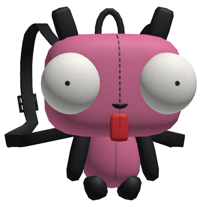 Pink Alien GIR Scene Plush Backpack [3.0]