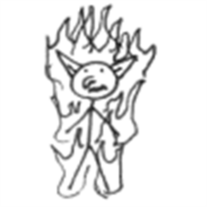 Flaming troll Roblox decal
