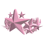 Light Pink Stellar Star Crown