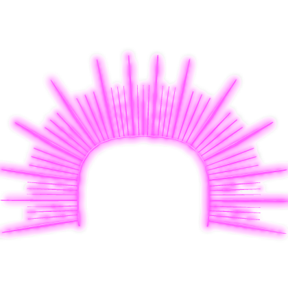 Glowing Pink Spike Headband (emissive)