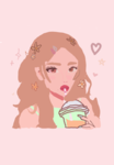 Ice cream lovers bffs