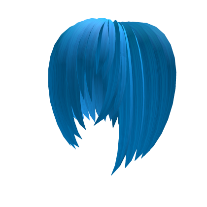 Blue Emo | Scene Assymetrical Bob Hair Roblox item