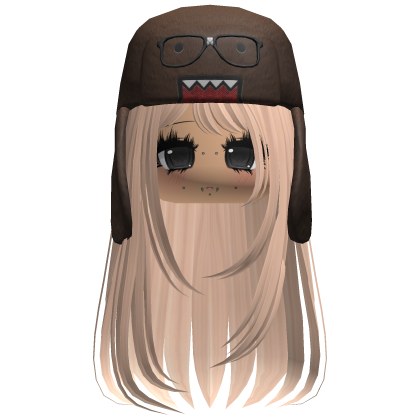 Domo Long Girl Hair Blonde V3
