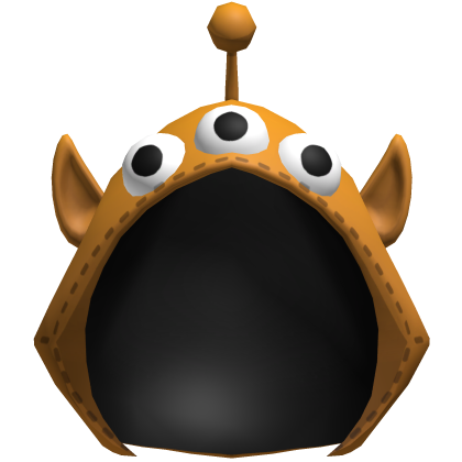 Yellow Kawaii Alien Plush Hood Roblox item