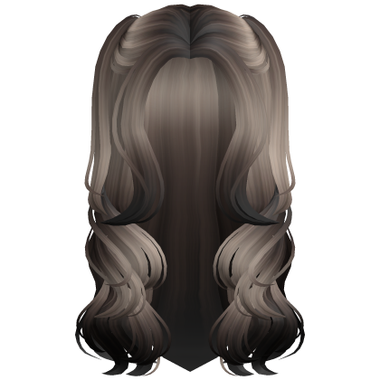 Swirly Cute Curly Lush TwinTails  (Skunk) Roblox item