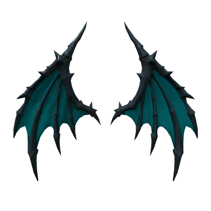 Teal Demon Wings Shadow Reaper Roblox item