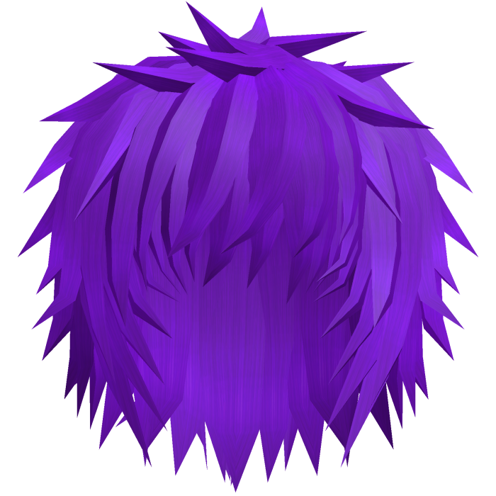 Purple Spiky Emo Vkei Anime Boy Hair