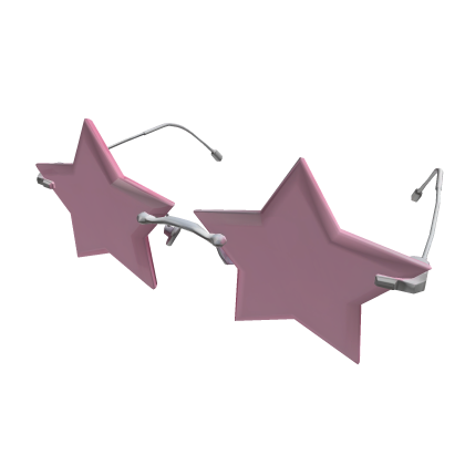 Y2K Tinted Star Sunglasses [Pink] Roblox item