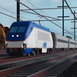 Ro Scale MARC Train