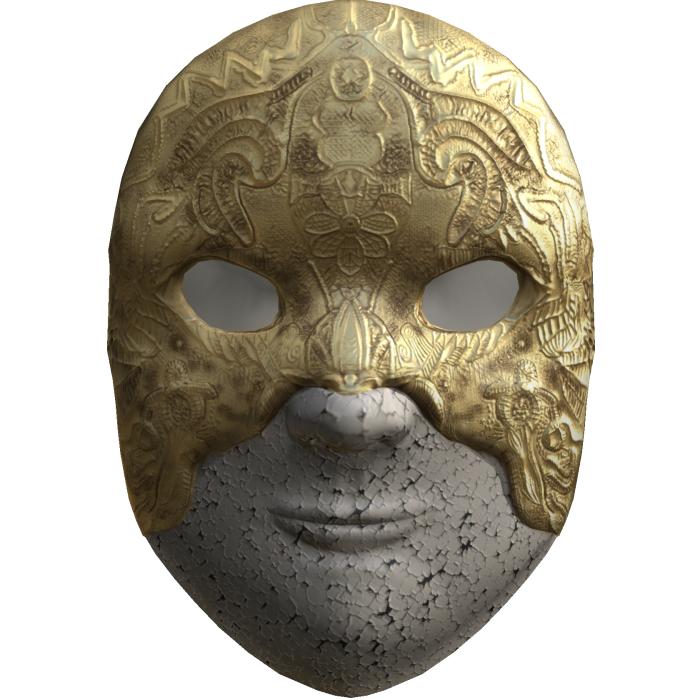 Gold Venetian Vintage Mask 