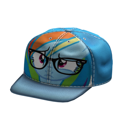 Sideswept Rainbow Dash Pony Hat