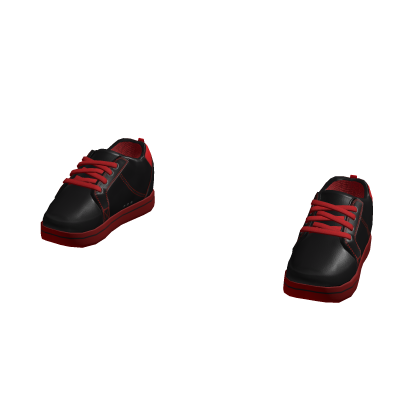 Everyday Skate Sneakers - Black & Red thumbnail