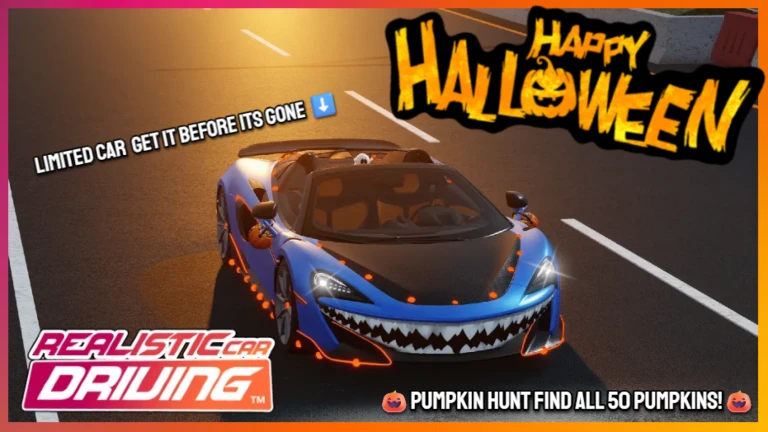 🎃Halloween & Limiteds | Realistic Car Driving™ Cash Miles and Level Auto Farm