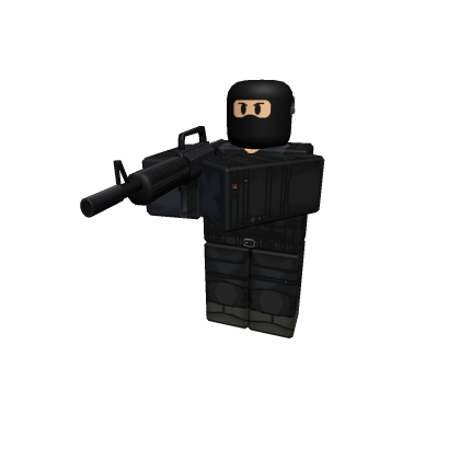 Killing NPC Gun Soldier SWAT