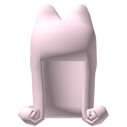Low Poly Straight Fluffy Cat Hair Pink Roblox item