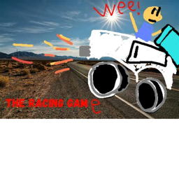 The racing game...