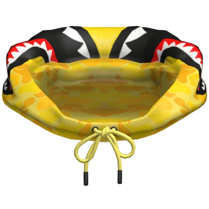 Shark Hoodie Hood Yellow BAPE Y2K Oversized 1.0 Roblox Item Rolimon s