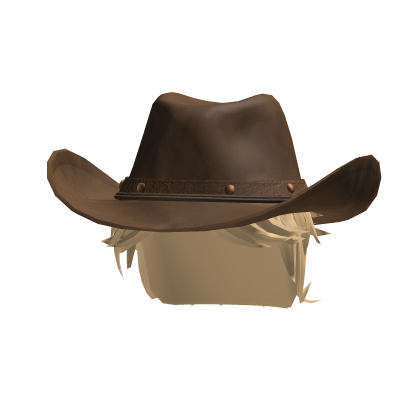 Messy Hair + Cowboy Hat