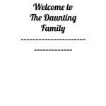 The Daunting Family