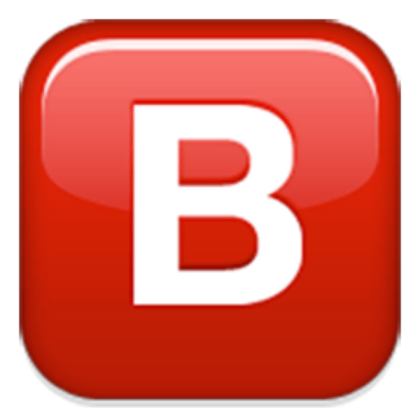 b emoji Roblox decal