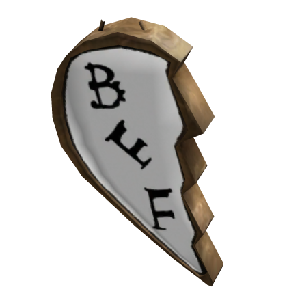 White BFF LOCK Recolor Roblox item
