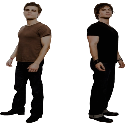Stefan and Damon Salvatore back