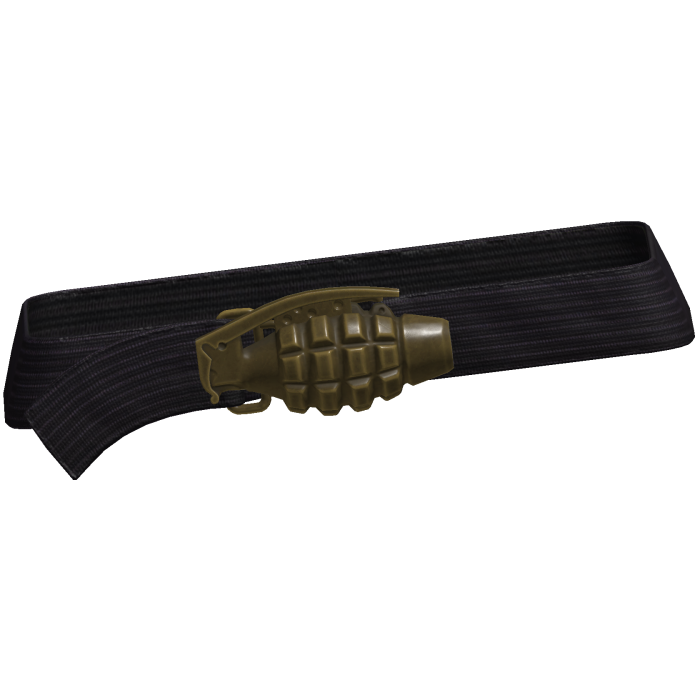 Y2k Grunge Grenade Belt Purple 3.0