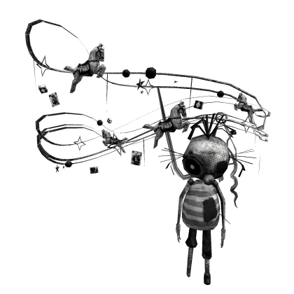 Circus Horses Front With Toy Black thumbnail