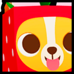 Shiny Rainbow Huge Strawberry Corgi Pet Simulator 99 trading value