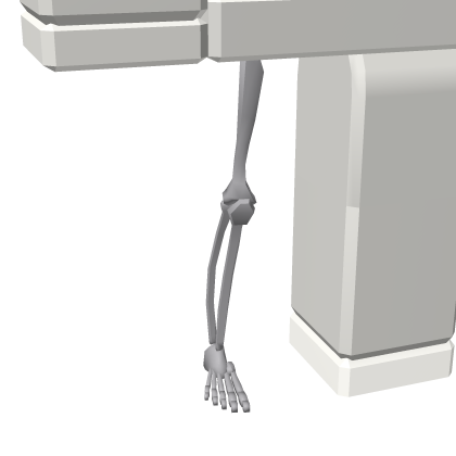 Recolorable Skeleton Right Leg Roblox NoFilter