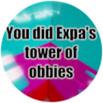 You completed Expa's tower of obbies!