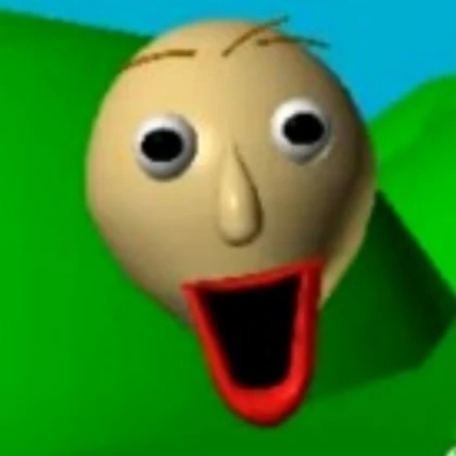 weird baldi head