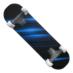 Azul Super Laser Skateboard