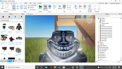 Survival the Trollge the killer ft Squid game