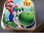 The yoshi comes with the gold