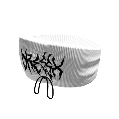 Y2K Cyber Sigil Tube Top White Black thumbnail