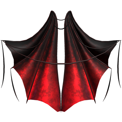Demonic Halloween Bat Wings - Red Roblox item