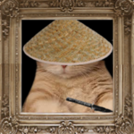 Straw cat