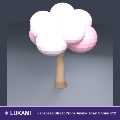 Japanese Street Props Anime Town Shrine x12